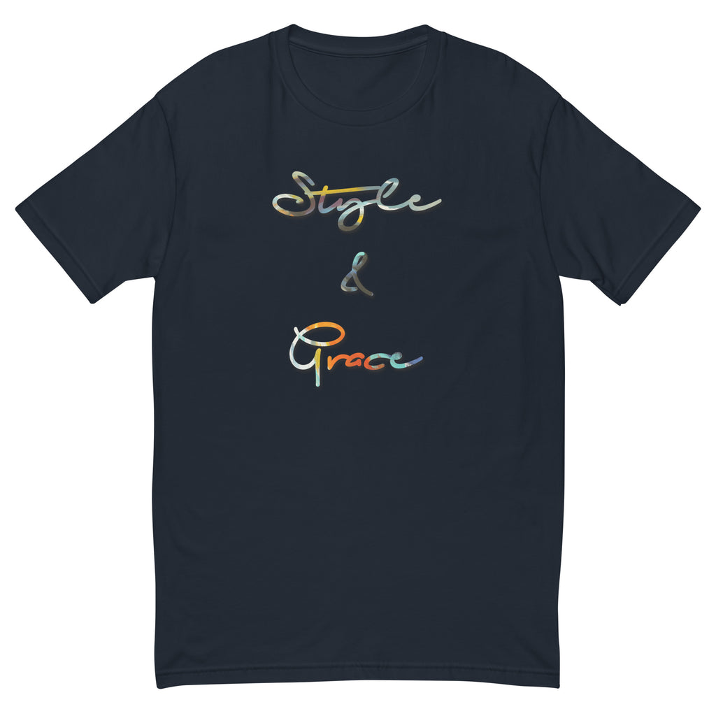 Style & Grace Unisex Short Sleeve T-shirt | Navy Blue