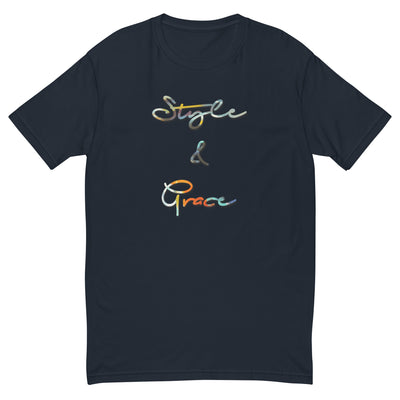 Style & Grace Unisex Short Sleeve T-shirt | Navy Blue