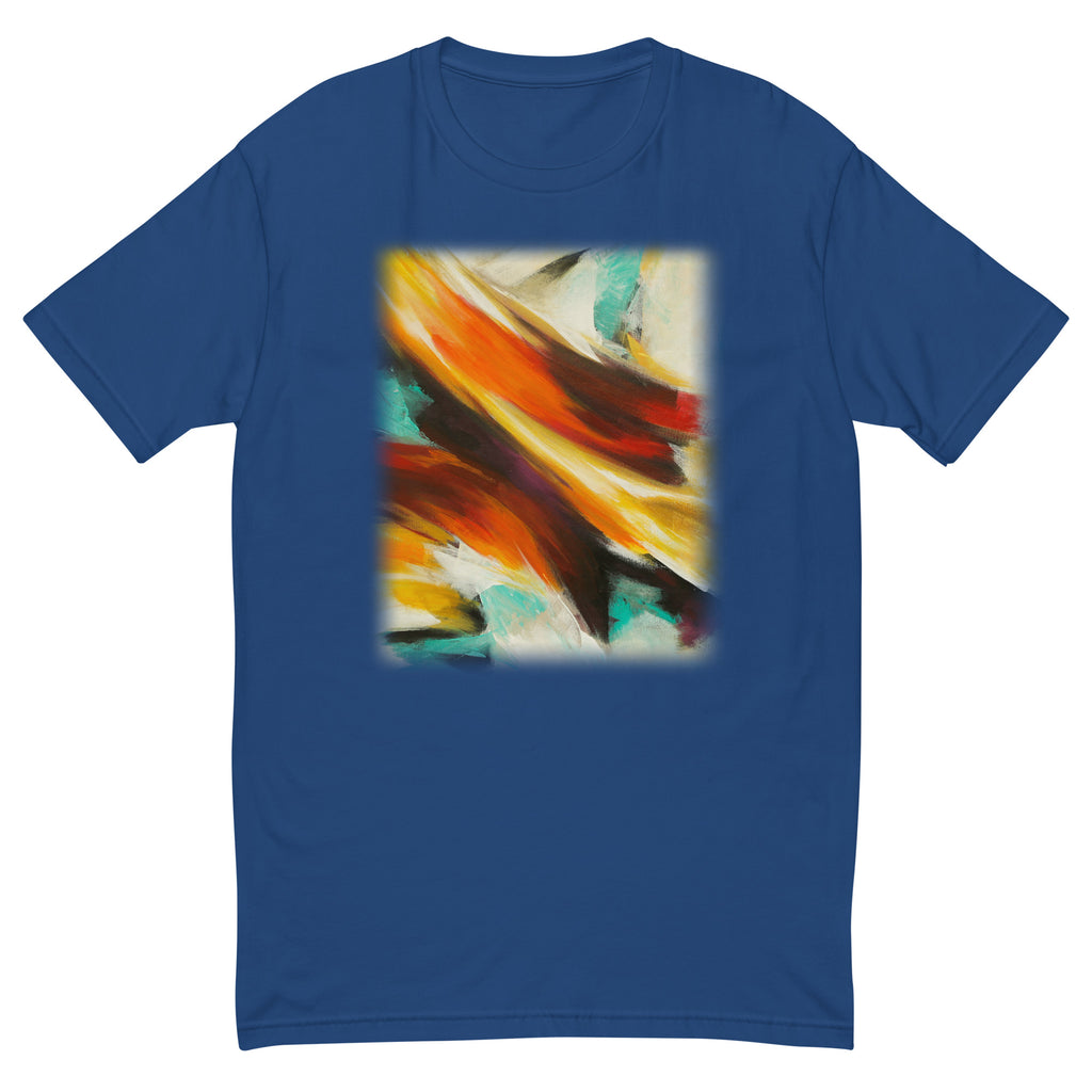Abstraction of Colors Unisex Short Sleeve T-shirt | Royal Blue