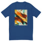 Abstraction of Colors Unisex Short Sleeve T-shirt | Royal Blue
