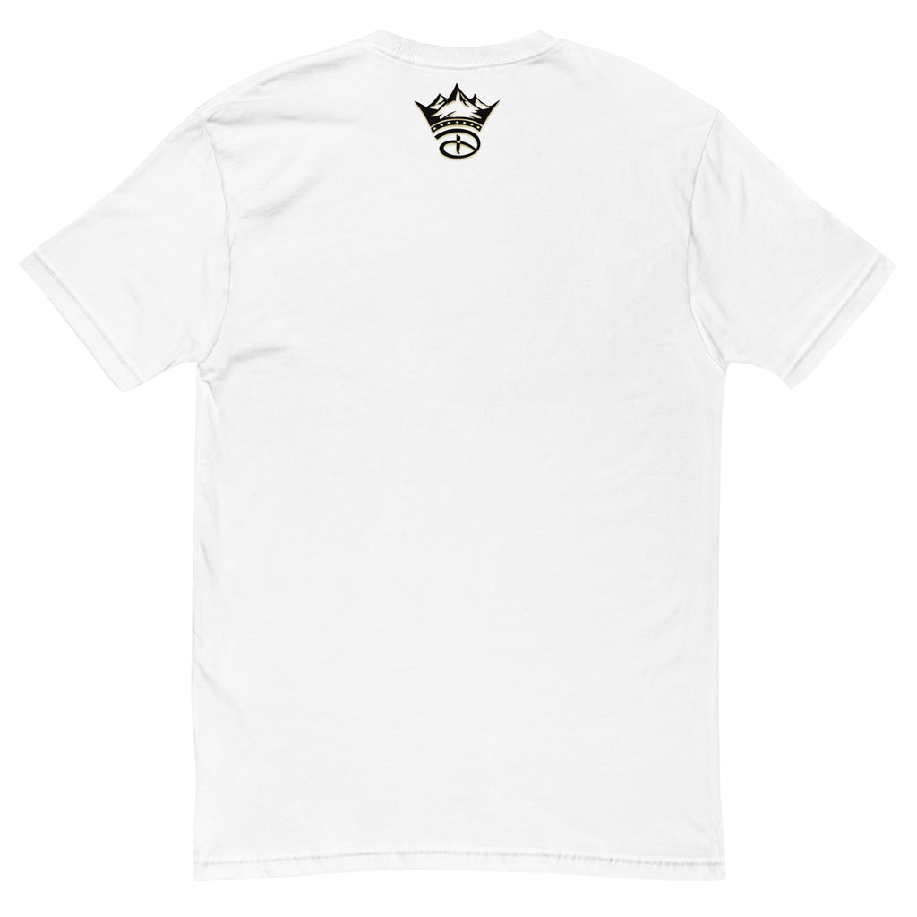 Crowned Perspective: Ocean Eyes Unisex Short Sleeve T-shirt | White