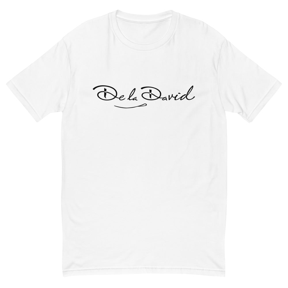 De la David Signature Unisex Short Sleeve T-shirt | White