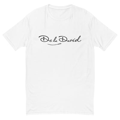 De la David Signature Unisex Short Sleeve T-shirt | White