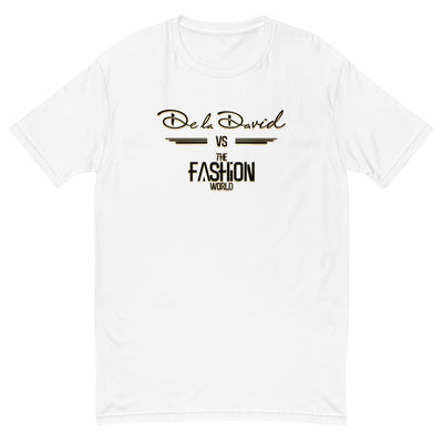 De la David vs The Fashion World Unisex Short Sleeve T-shirt | White