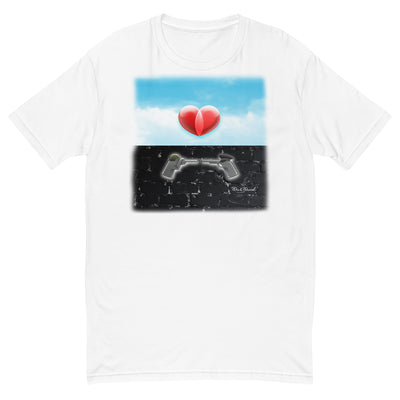 Love over War Icons Unisex Short Sleeve T-shirt | White