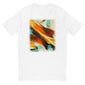 Abstraction of Colors Unisex Short Sleeve T-shirt | White