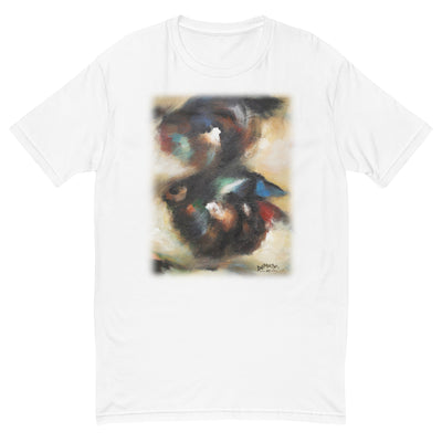 Double Perspective Unisex Short Sleeve T-shirt | White