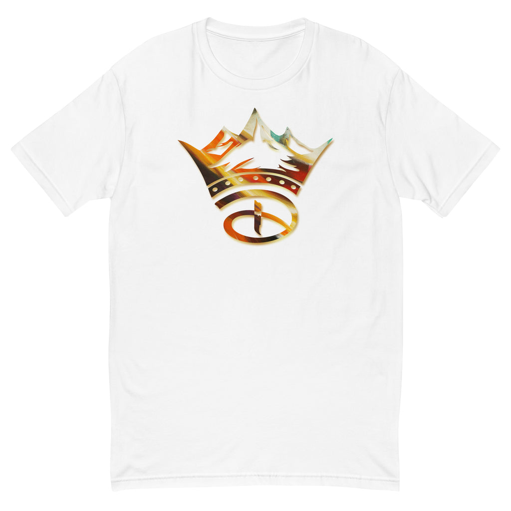 Crowned Unisex Short Sleeve T-shirt | Abstraction of Colors