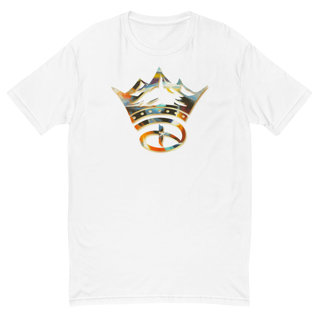Crowned Unisex Short Sleeve T-shirt | Perspectives of Abstraction's Colors