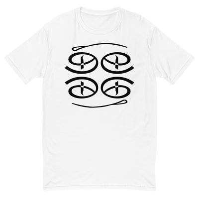 Creative Face Unisex Short Sleeve T-shirt | White