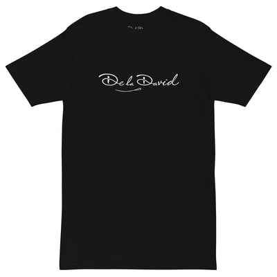 De la David Unisex Oversized Heavyweight Short Sleeve T-shirt | Black