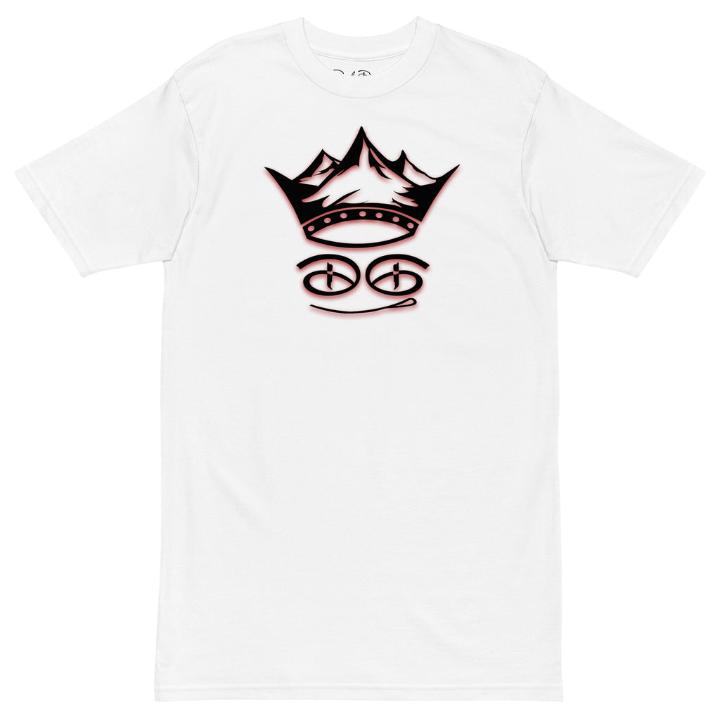 Creativity Is King Unisex Oversized Heavyweight Short Sleeve T-shirt | White