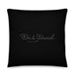 Love over War Throw Pillow | Black Colorway