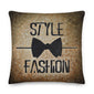 Style (over) Fashion Throw Pillow