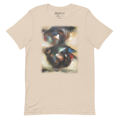 Double Perspective Unisex Short Sleeve T-shirt | Cream