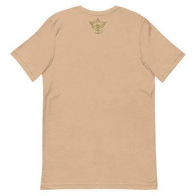 Abstraction of Colors Unisex Short Sleeve T-shirt | Tan