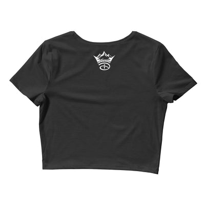 De la David Signature Women’s Crop Tee | Black