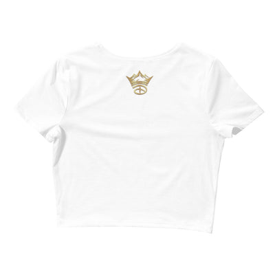 Muse Women’s Crop Tee | White